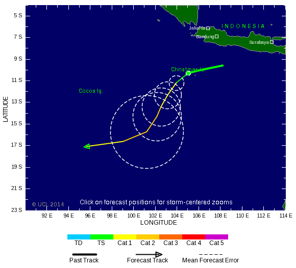 Tropical Storm Activity Report - South-East Indian Ocean - Cyclone Gillian (17P) tinyurl.com/qjmsl26