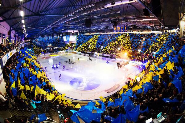 HV71's tweet photo. Tack @Northbanks och @nbstifo för fantastisk stämning och inramning igår. #HV71 #vigerossaldrig http://t.co/DIQD7yp0Yg
