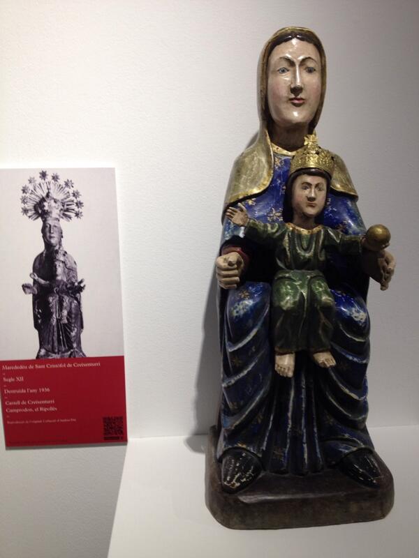 pepberga's tweet photo. Inaugurant exposició art perdut al museu dels sants. Excellents reproduccions del romànic http://t.co/OhFPLEENx1