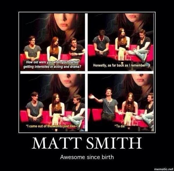 FandomsProblems's tweet image. Matt Smith everybody