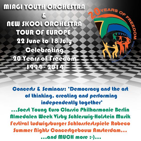 IngridAtMiagi's tweet photo. MIAGI Tour of Europe 'Celebrating 20 Years of Freedom 1994 - 2014' http://t.co/5TQNW3slLq