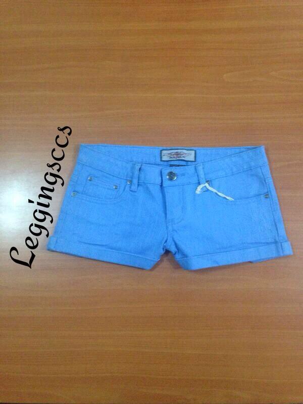 Short Azul Pastel