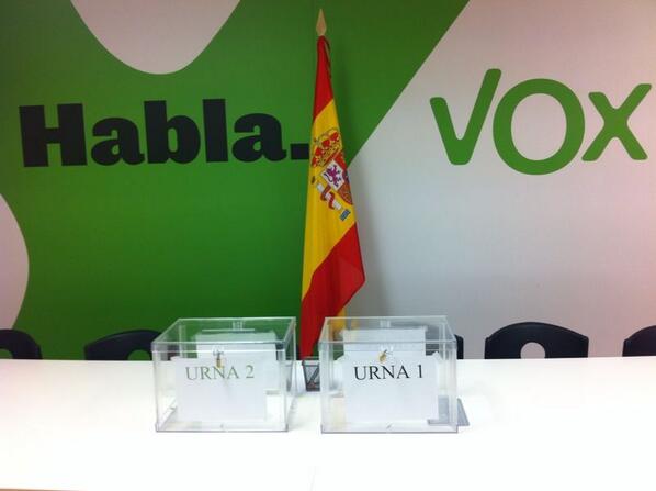 Hoy A VOTAR. Primarias para Elecciones Europeas en  #VOX porque #EnVoxSeVota