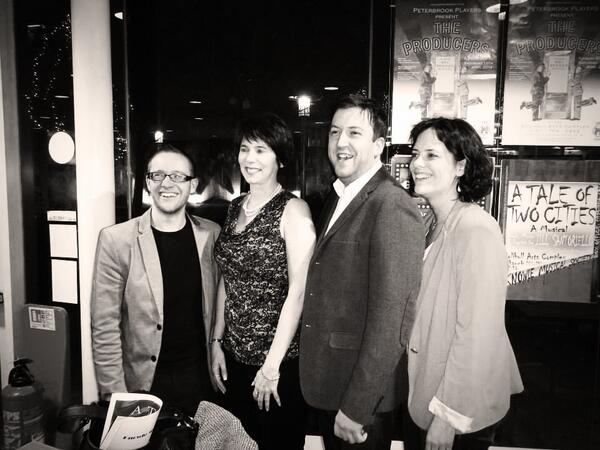 KOSWeb's tweet image. We were thrilled to welcome Jill Santoriello (writer of the show) to Solihull. Here she is with our production team: