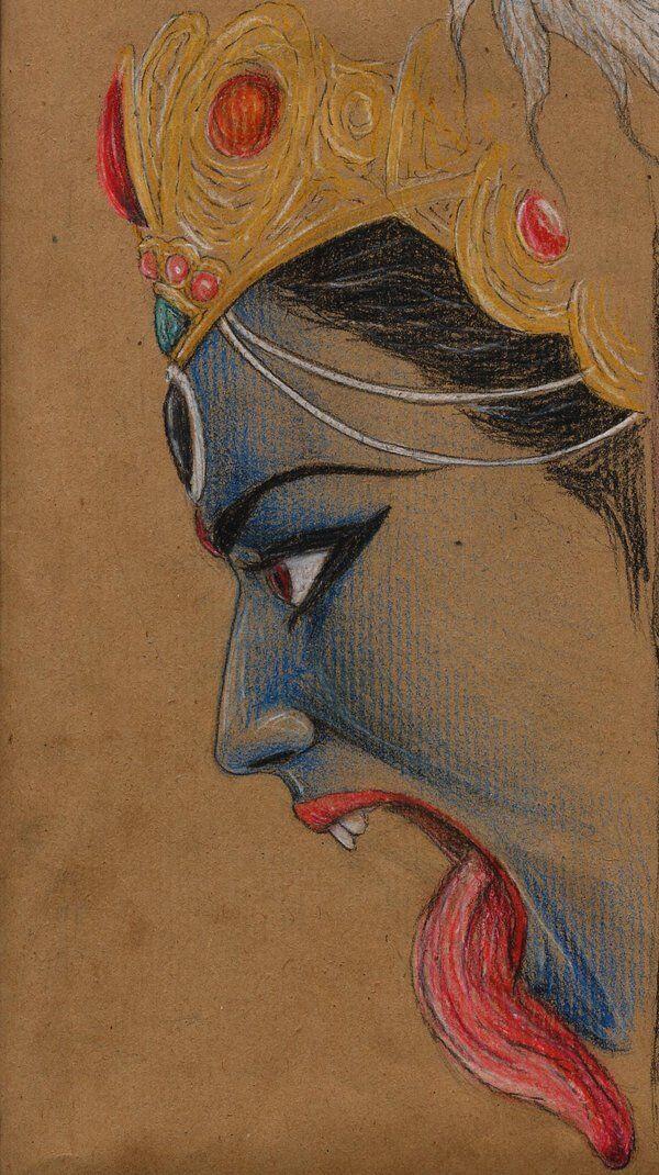 Maa Kali III Canvas Print / Canvas Art by Kruti Shah - Fine Art America-saigonsouth.com.vn
