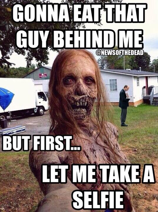 NewsOfTheDead's tweet image. Let me take a Selfie...
#TheWalkingDead