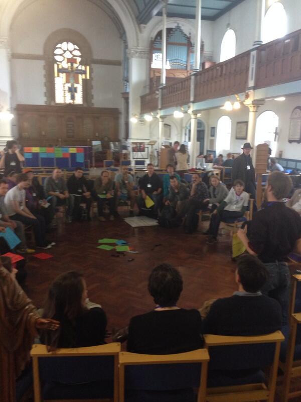 Here <a href="/StGeorgesChurch/">St George's Church</a> we are well under way with <a href="/CityCampBTN/">CityCamp Brighton</a> 
Curious? Come &amp; see for yourselves