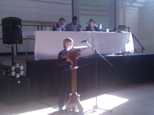 JWSMUN's tweet photo. William's policy statement was applauded by all in EE1 http://t.co/CGBwZ8NrYN