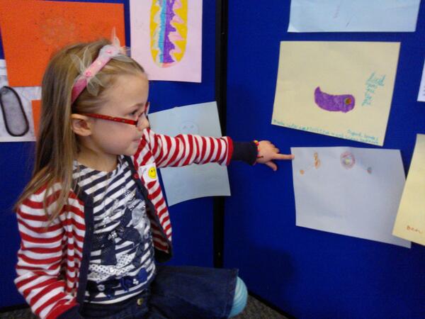 Having fun with the children @ #ScienceBazaar