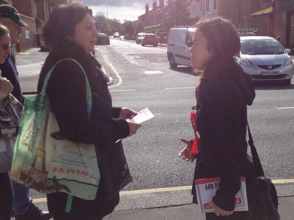 Great response from people today. Didn't need convincing that they're £1600 worse off, they feel it. <a href="/V_L_Bennett/">veronica bennett</a>