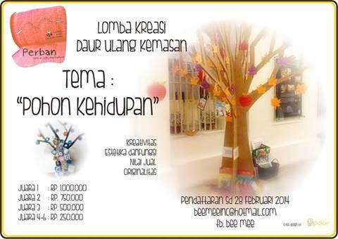 yu intip para pserta&amp;krya yg brhasil msuk sbg finalis lomba kreasi daurulang kmasan,akn d display n drakit 5aprl nnti