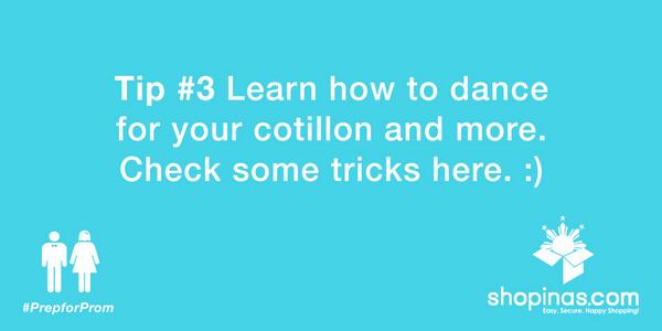 shopinas's tweet image. #Prepforprom @shopinas Tip #3: Learn how to dance.