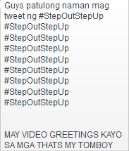 Marcmallooow's tweet image. According to their manager =D

 #StepOutStepUp   #StepOutStepUp   #StepOutStepUp
