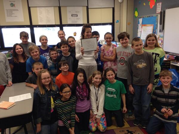 NickNeiderhouse's tweet image. Big congrats to Mrs. Salmon for being awarded one of the JLW foundation grants. #techandlearning!