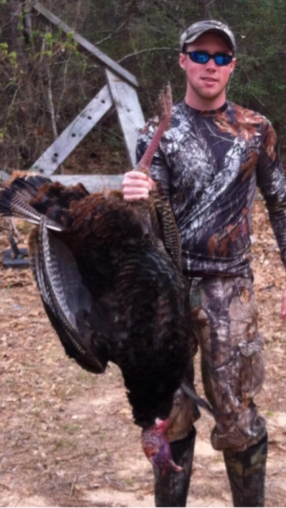 CBO_2013's tweet photo. Make that 2 birds down!!! Michael Stoddart with his first long beard!! Bama birds are going to be extinct!! http://t.co/q7ZXx1Vvu6