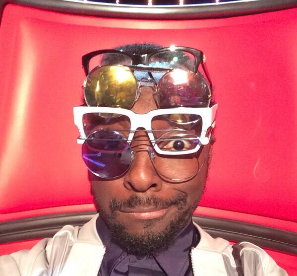 I'm #glassFACE in my #TheVoiceUK seat...I think I started something tonight...everyone is doing it now... Fun fun fun