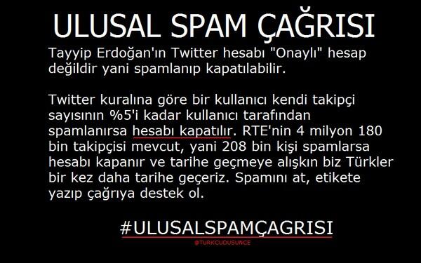 benmelekk's tweet image. #SpamErdogan Twitter&apos;i kapatanlarin twitter hesabina ihtiyaci yok !!!