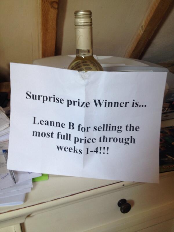 My boss is such a cutie! #proseller #wine #winning