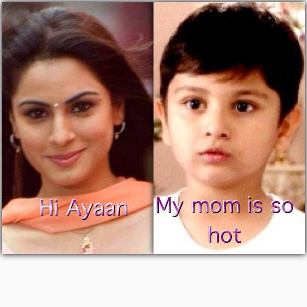 Tumhari Paakhi on X: "Haha AYAAN and PAKHI Ayaan's expression is so cute!  http://t.co/FOC5LhGXiB" / X