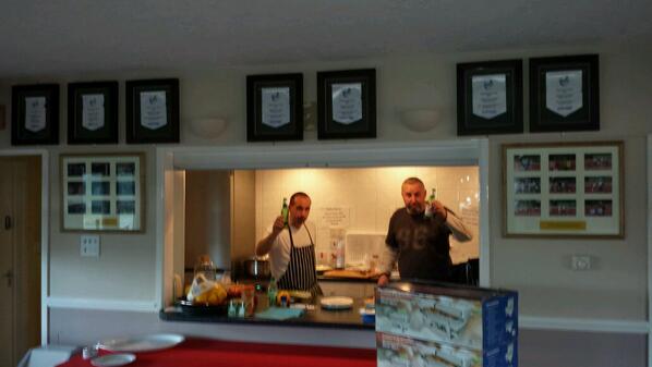 GideaParkLTC's tweet photo. Chef's hard at work for Tapas Night 2014! http://t.co/gDSkIqT0R7