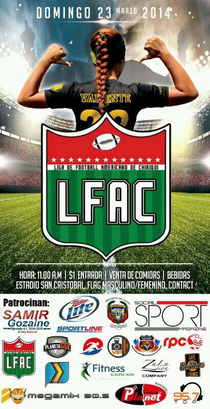 Ven y apoya al crecimiento del flag football en <a href="/Chiriqui/">Chiriquí, Panamá</a> <a href="/rpctvpanama/">RPCTV</a> <a href="/VIP_panama/">VIPPanama</a> <a href="/BettinaRomina/">Bettina García</a> <a href="/Ariemy/">Ariemy A.</a> <a href="/DavisZone/">Ubaldo Davis Senior 🇵🇦</a>