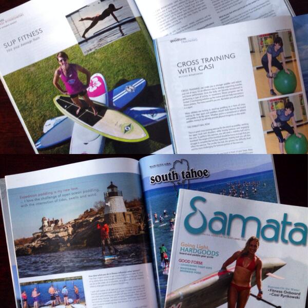 Samata mag has arrived! Check out 3 <a href="/BICSUP/">BIC SUP</a> superstars in 1st edition! Casi Rynowski, <a href="/NikkiGregg/">N I K K I  G R E G G</a> &amp; @H2YOJulieRoach