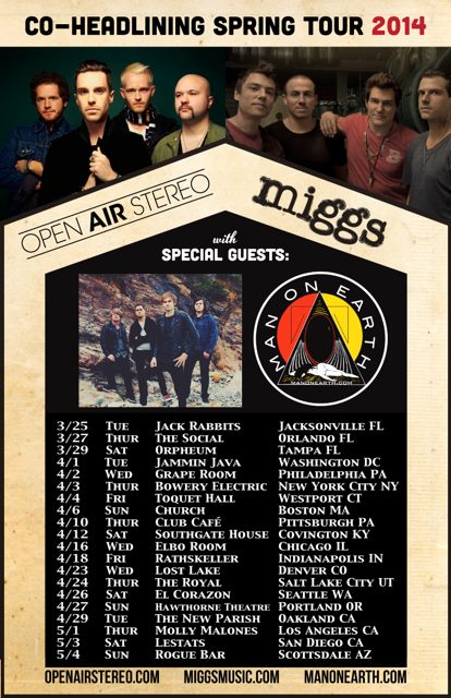 miggsmusic's tweet photo. Hey @PlainWhiteTs please do us favor &amp; RT our upcoming tour dates to your fans that may remember when we toured w/U http://t.co/7Uyq0AudlJ