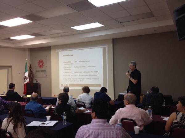 Patrick Martin presenting <a href="/colegiocpmexico/">Colegio de Contadores Públicos de México</a> on How the Automatic Exchange of Info. #FATCA Impacts intl estate planning