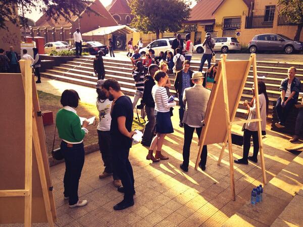 PublicActs/Johannesburg discussion at the Post Office site. Talking emergent public space and it's value in cities.