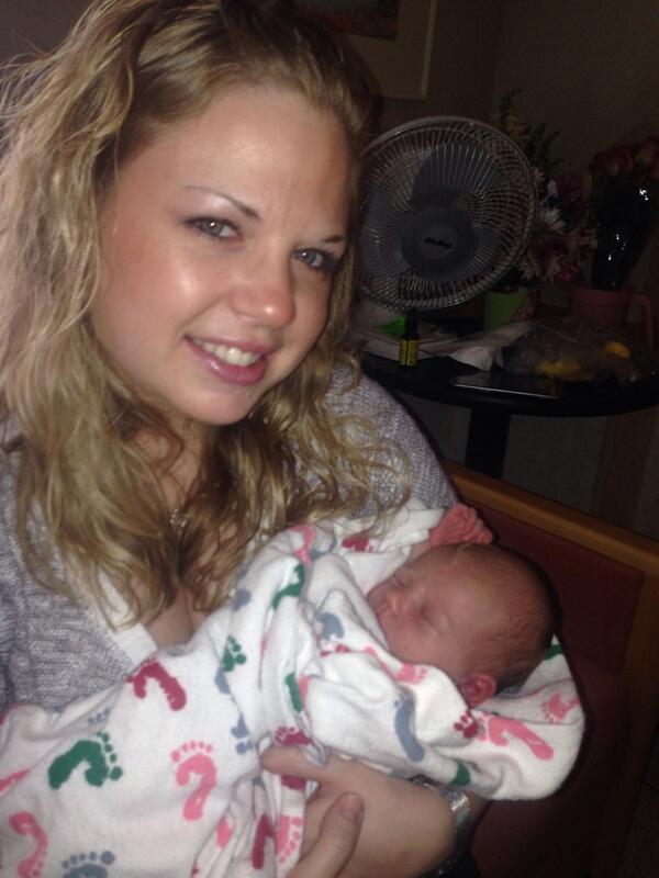 Happy to have my new niece in my arms! Welcome Isabelle Grace! Kiki loves you ❤️