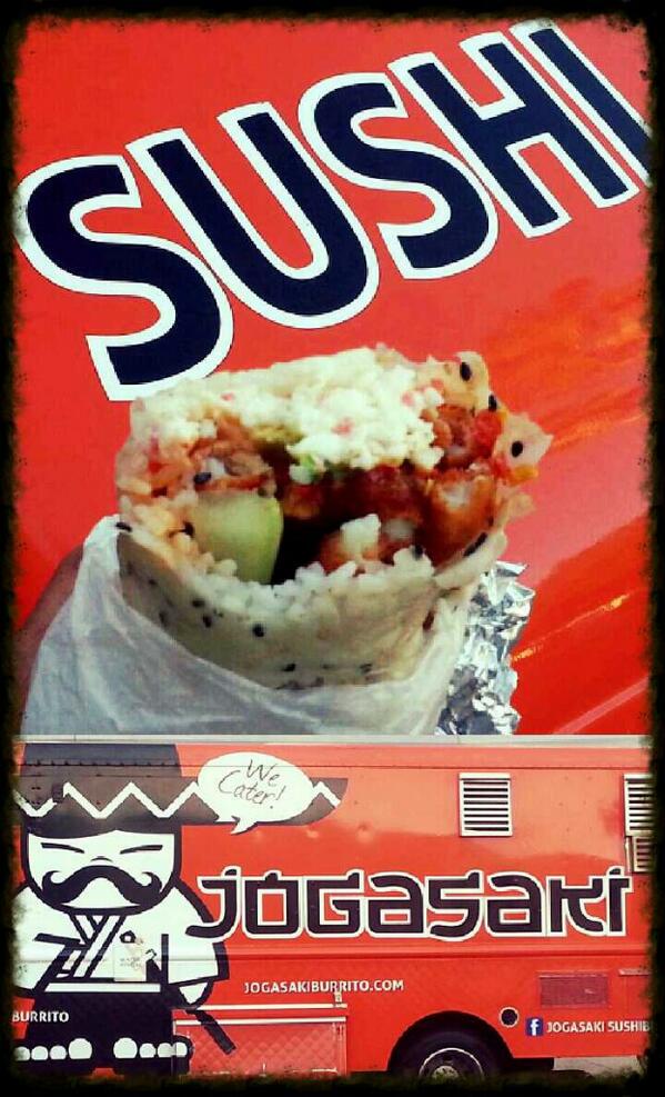 RT <a href="/fongman/">Manley Fong</a>: Get in the know #SushiLovers! <a href="/JogasakiBurrito/">Jogasaki Burrito</a> TONITE...200 E Broadway #Glendale. 4p-8pm #SUSHIBURRITO