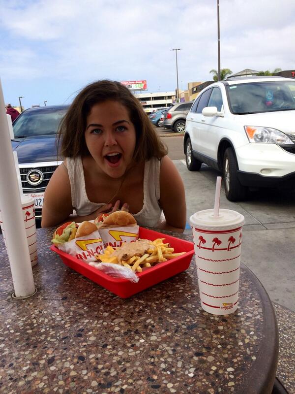 marissallane's tweet photo. Best way to end the best SB eva takin this ones in n out virginity #sprangbreakforeva @AWOL__ http://t.co/e3hC3MmuBX