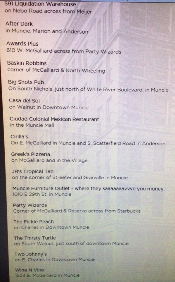 munciegras's tweet photo. @sjward721 Some locations are sold out, but check out these cool locations: http://t.co/s6pnlwhCNE
