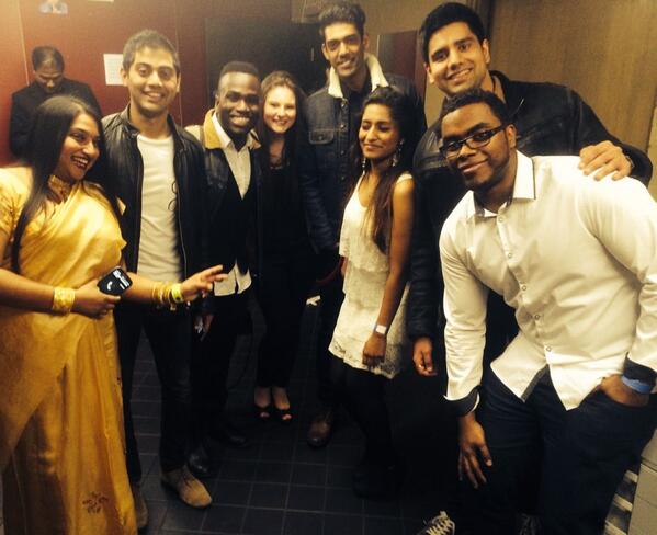 chrisreflection's tweet photo. @AshantiOmkar with @faceoff_theshow winners St George's Uni http://t.co/2fpmSzI1Kw