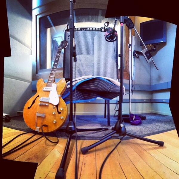 STRAYSnyc's tweet photo. You may approach the throne. #strays4daze #studio #fenderamps #DoWork http://t.co/FVPEPjk9RK