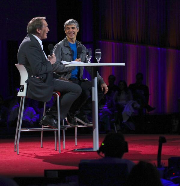 FutureJurvetson's tweet image. Charlie Rose interviewing Larry Page #TED2014 ift.tt/1jnPx9J