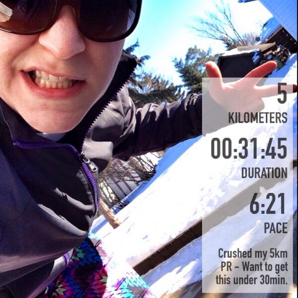 S_Beev's tweet image. OooOoOooo #fitsnap is fun :) Roasted my 5km PR. #run #slowbutmoving #gettingfaster #funpics