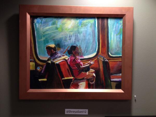 BahouLegrand's tweet photo. Painting of @shreyasoni12 http://t.co/S3D4S7oCRJ