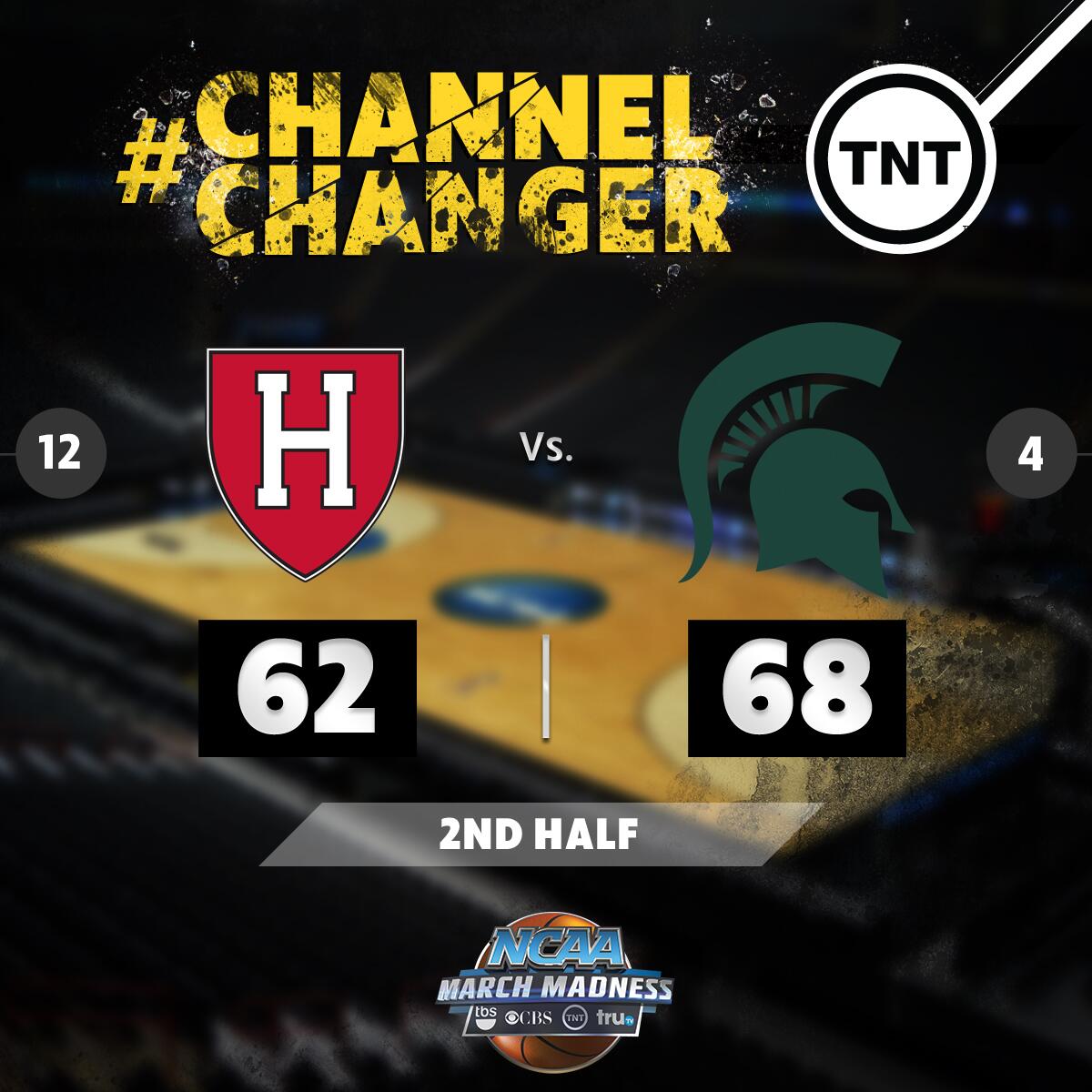 NCAA March Madness on Twitter "And just like that, Michigan State is