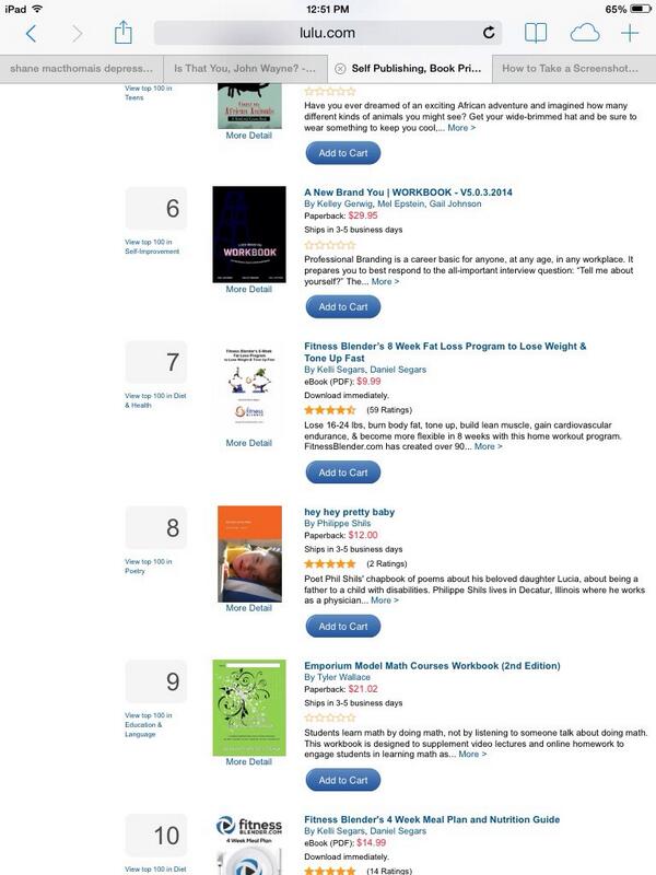 TomShilk's tweet photo. Number eight on the lulu hit parade. Get a copy! http://t.co/pDMU265lVp