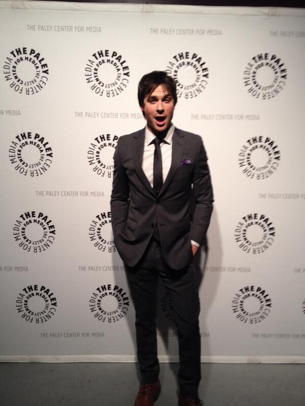 paleycenter's tweet photo. How much do we heart @iansomerhalder! #SoNiceHesDoingItTwice #Paleyfest #TVD http://t.co/UNBA1V6yOw