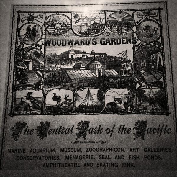 Delicious cozy meal <a href="/WoodwardsGarden/">Woodward's Garden</a>, 20+ yr old SF institution on former site of a giant amusement park c.1860s!