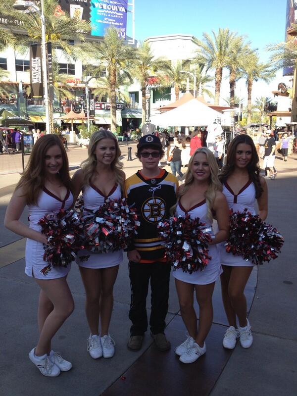 He does like the coyotes a little bit