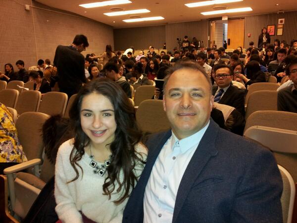 At the excite conference with Meghan. Dr Geoff Fernie was inspirational