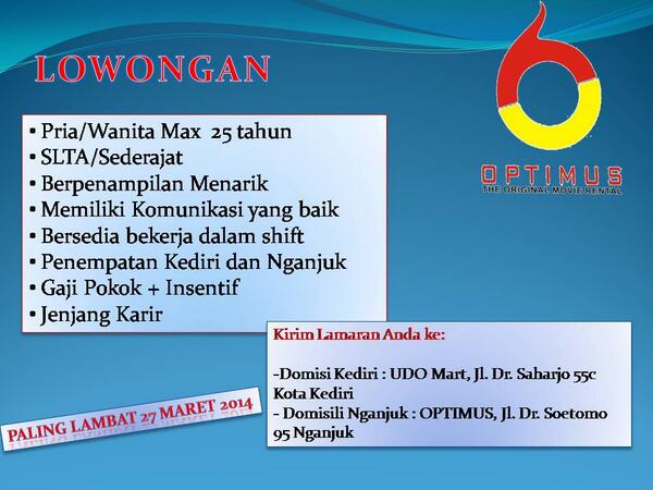 UDOFutsal's tweet photo. LOWONGAN @beckht @infoKEDIRI @KediriUpdate http://t.co/DloQLDRfKJ