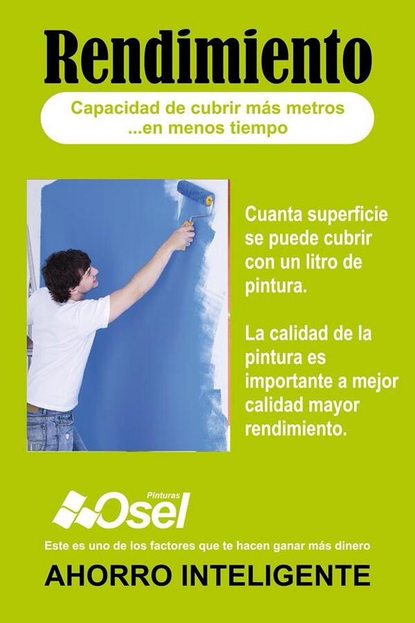 oselpinturas's tweet photo. Rendimiento http://t.co/owGX5lUz1y