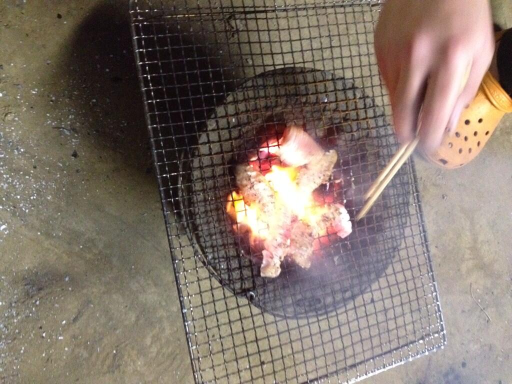 Yu Suke 自宅七輪焼肉 Http T Co Bnzrrpndmb