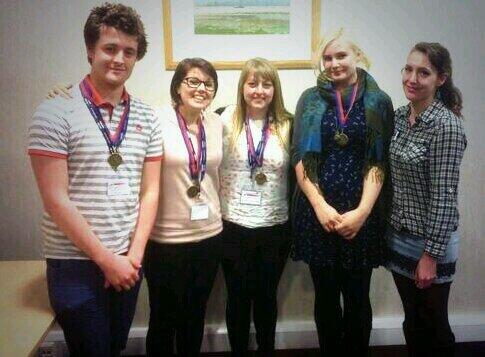 sophlego's tweet photo. We won the trauma simulation @penemtrauma ! 4 nurses,1 medic @KezziH @LouiseToy I'm so proud of us nurses to be! http://t.co/fZcRQ6f12t