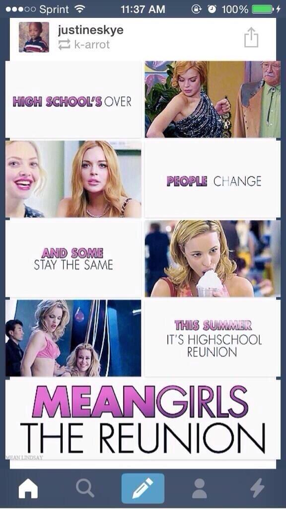 Excuse me? Mean girls what?