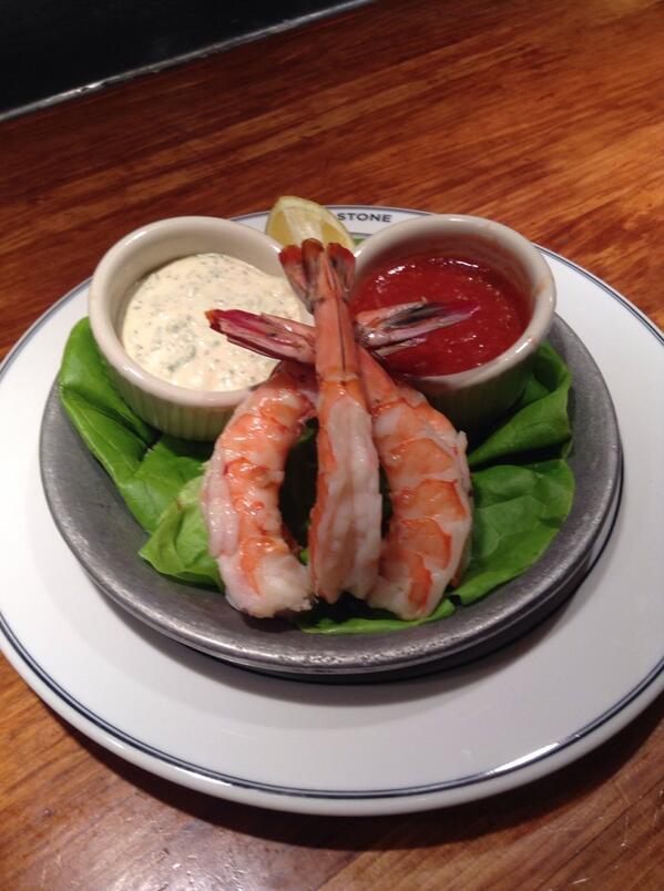 Shrimp cocktail #yum !
